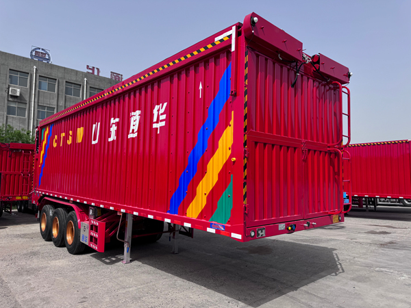 散裝糧食半掛運(yùn)輸車