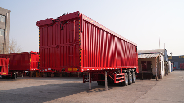 智能傳送帶自卸半掛車